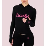 Body By Raven Black/Magenta Body Basics 2.0 Hoodie