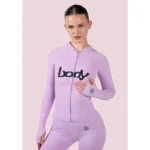 Body By Raven Lavender/Black Body Basics 2.0 Hoodie
