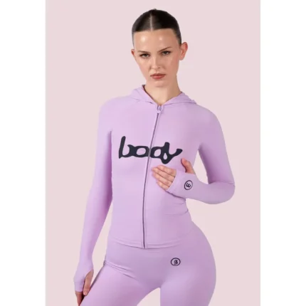 Body By Raven Lavender/Black Body Basics 2.0 Hoodie