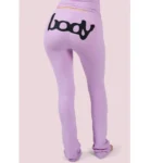 Body By Raven Lavender/Black Body Basics Ultra Low-Rise 2.0 Leggings