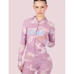 Body By Raven Pink Camo/Baby Blue Body Basics 2.0 Hoodie