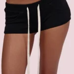 BODY BY RAVEN BODY KNITWEAR MINI SHORTS (BLACKBERRY)