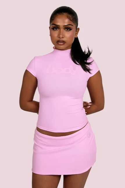 BODY BY RAVEN BODY MINI SKORT (STRAWBERRY MILK)